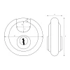 Online Abus Diskusschloss 60 mm