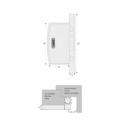 Best Abus Fenstersicherung FAS97 B