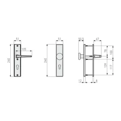 Discount Abus Schutzbeschlag SB500