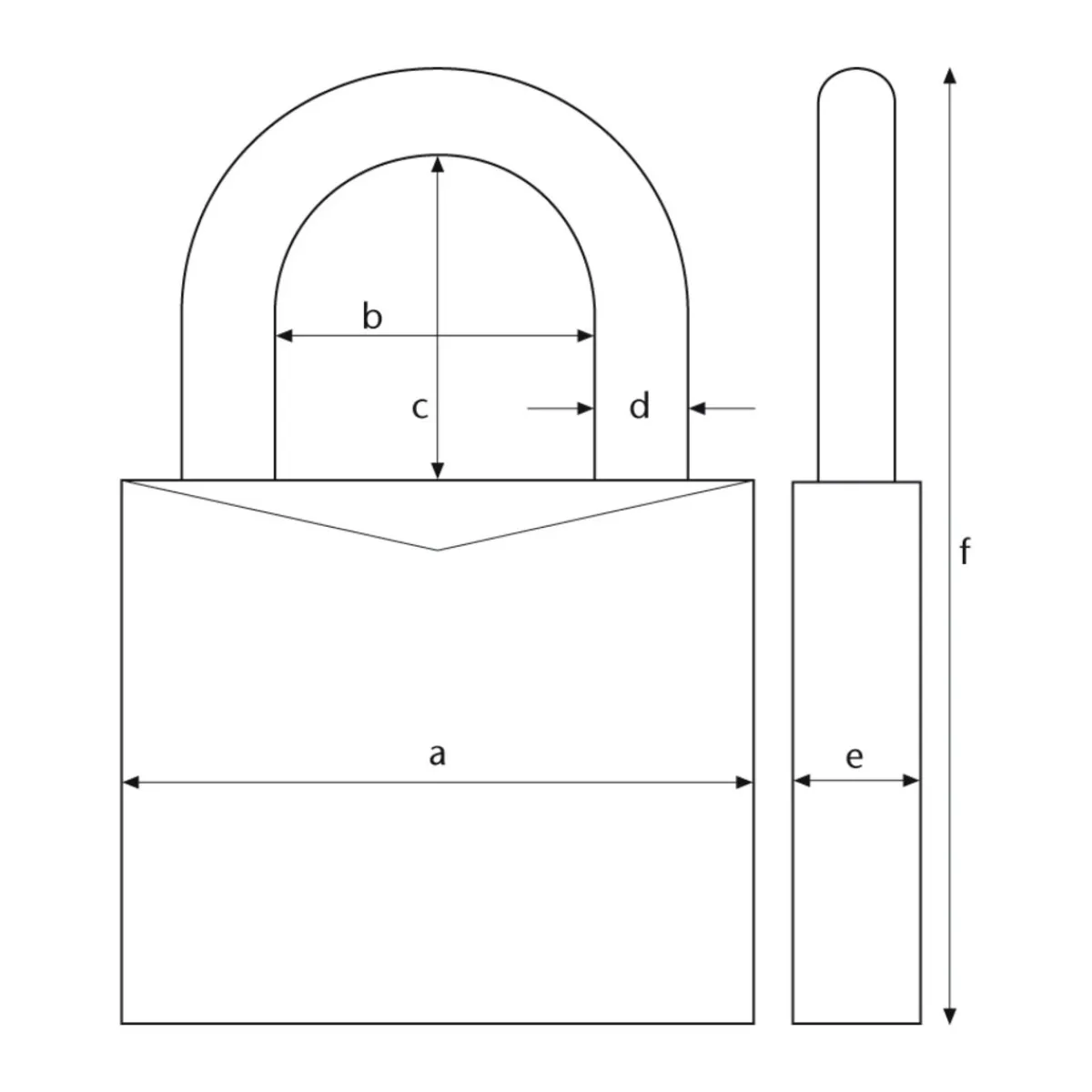 Hot Abus Vorhängeschloss 80TI/40