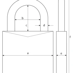 Abus Zahlenschloss 148TSA/30 B