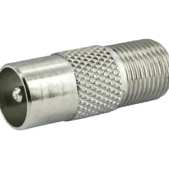 Online Schwaiger Adapter F-Bu/Koax-St silber