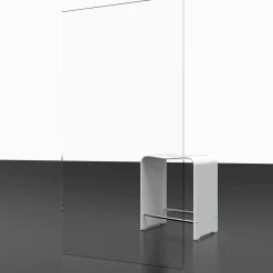 Sale Schulte Alexa Style 2.0 Drehtuer inkl Seitenwand192x90x90cm Alu Natur, Klar hell