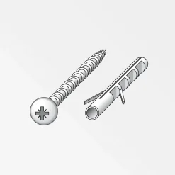 New Alfer Linsenkopfschraube Clipstech-Plus mit Dübel 3 x 30 mm 10 Stück