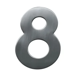 Best Alpertec Edelstahl-Hausnummer 8 satiniert