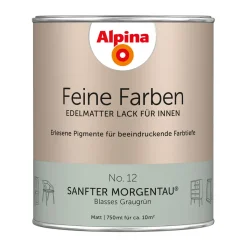 Sale Alpina Buntlack Feine Farben Lack No 12 Sanfter Morgentau edelmatt 750ml