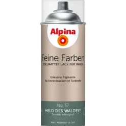 Best Alpina Buntlack Feine Farben Sprühlack No 37 Held des Waldes edelmatt 400ml