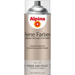 Clearance Alpina Buntlack Feine Farben Sprühlack No 03 Poesie der Stille edelmatt 400ml