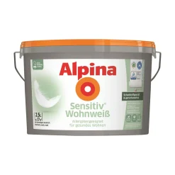 Sale Alpina Wandfarbe Sensitiv Wohnweiß 2,5 L