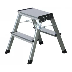 New Krause Alu-Mini-Leiter "Treppy" 2x2 Stufen