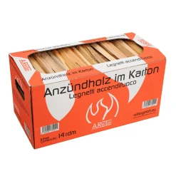 Outlet Anzündholz im Karton