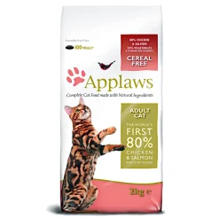 Clearance Applaws Trockenfutter mit Hühnchen und Lachs 2 kg
