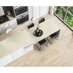 Discount Arbeitsplatte Limestone Light 410x60 cm