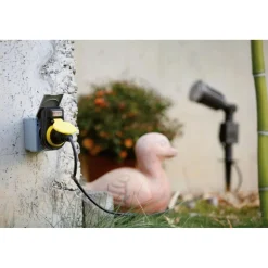 Best Außensteckdosen-Zwischenstecker mit Ein/Aus-Schalter
