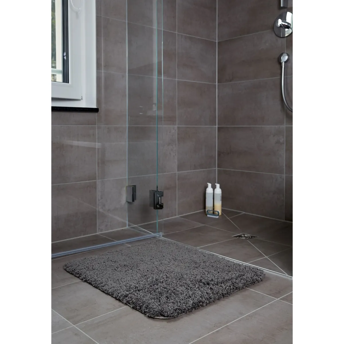Discount Wenko Badematte Belize mousegrey 55x65 Micropo