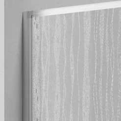 Outlet Badewannenfaltwand Venezia 3tlg. Silber