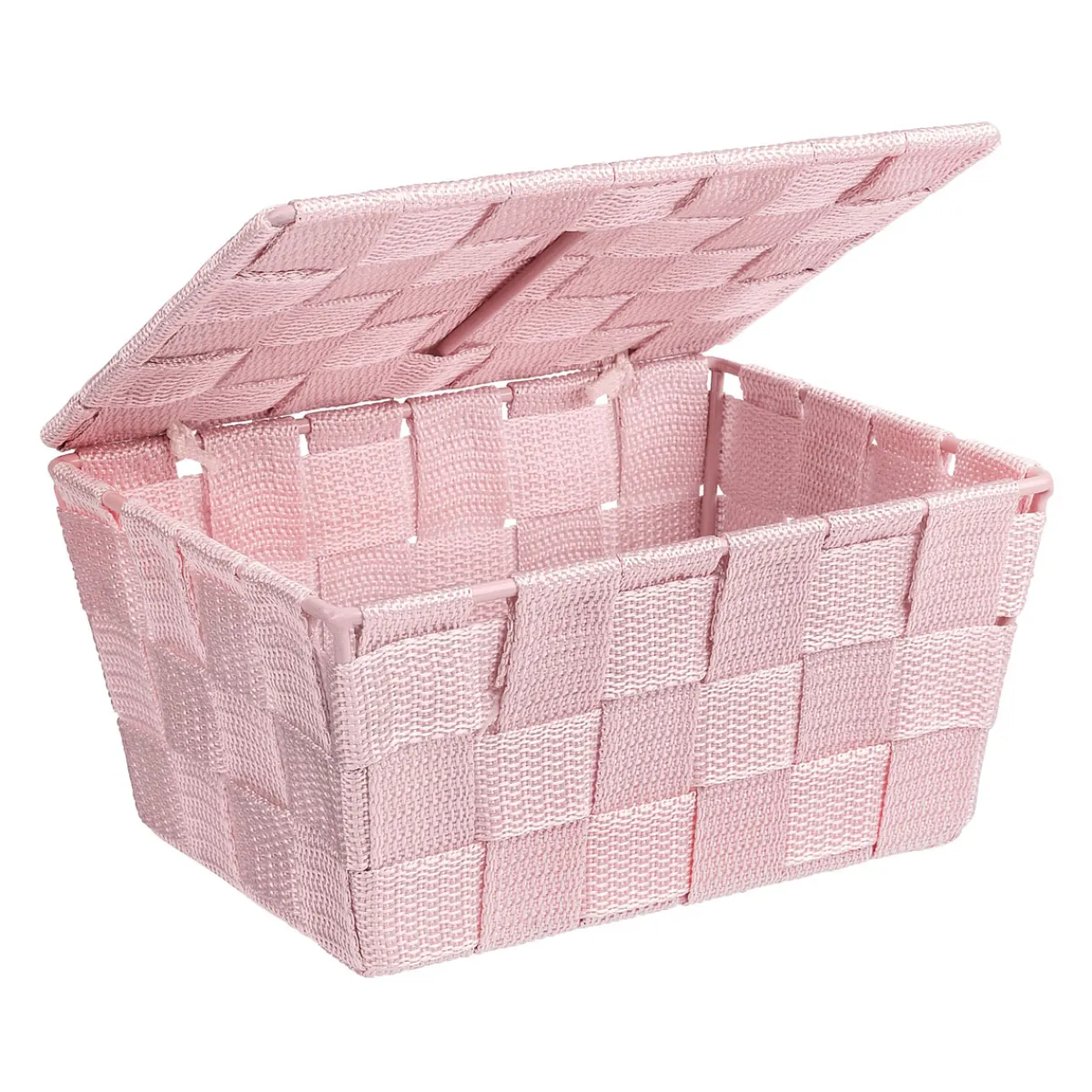 Outlet Wenko Badkorb mit Deckel Mod. Adria, rosa