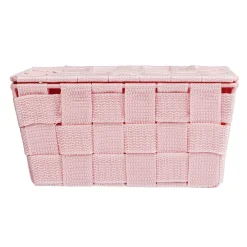 Outlet Wenko Badkorb mit Deckel Mod. Adria, rosa