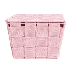 Outlet Wenko Badkorb mit Deckel Mod. Adria, rosa