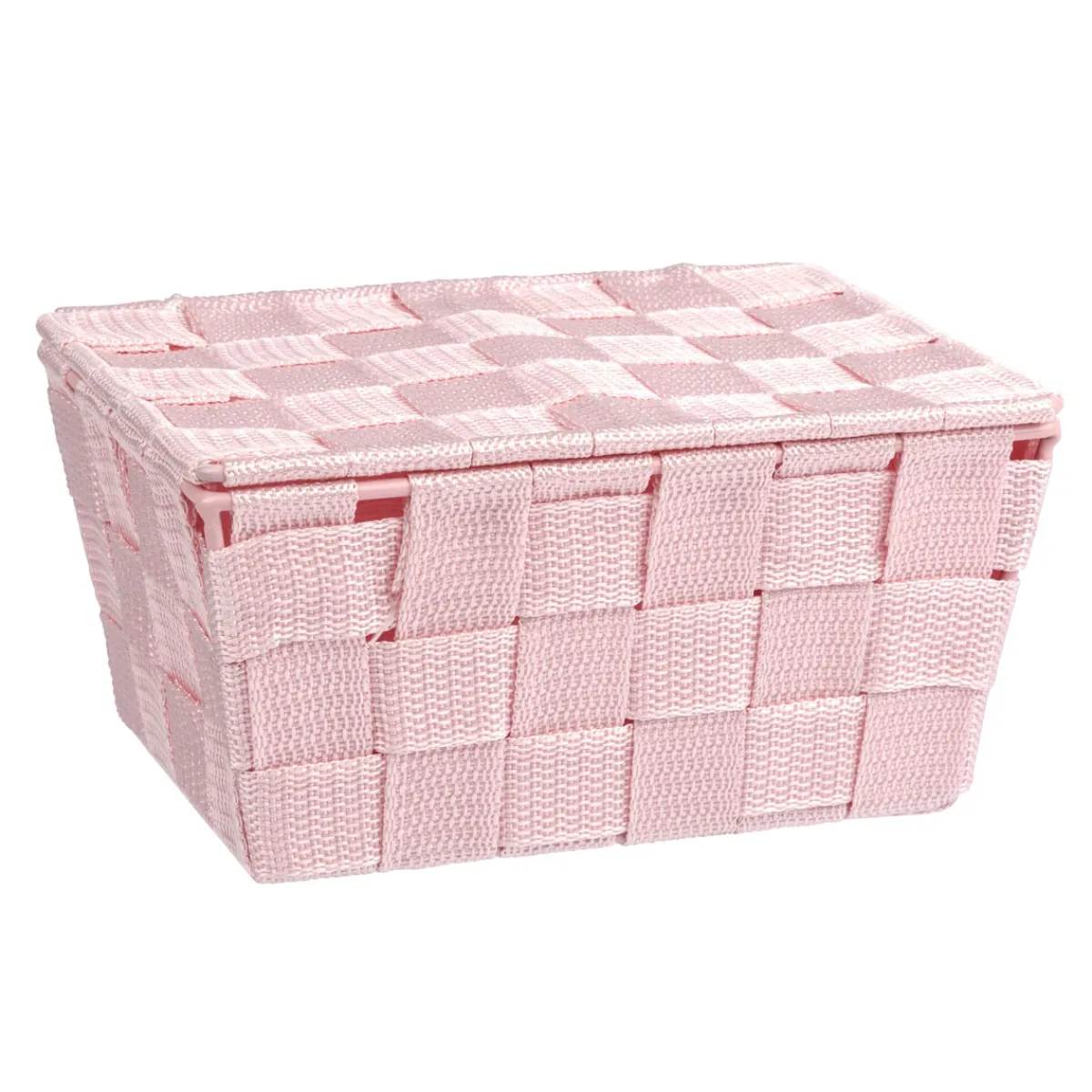 Outlet Wenko Badkorb mit Deckel Mod. Adria, rosa