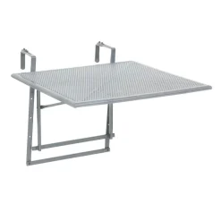 Outlet Greemotion Testrut Balkonhaengetisch XL Toulouse eisengrauca. 70x88x47-79 cm