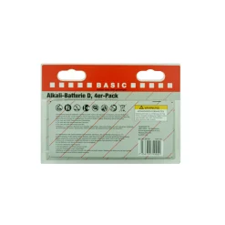 Outlet Basic Alkaline-D-Batterie 1,5V 4 Stück