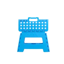 Best Basic Klapphocker 25 x 28 x 23 cm blau mit Tragegriff