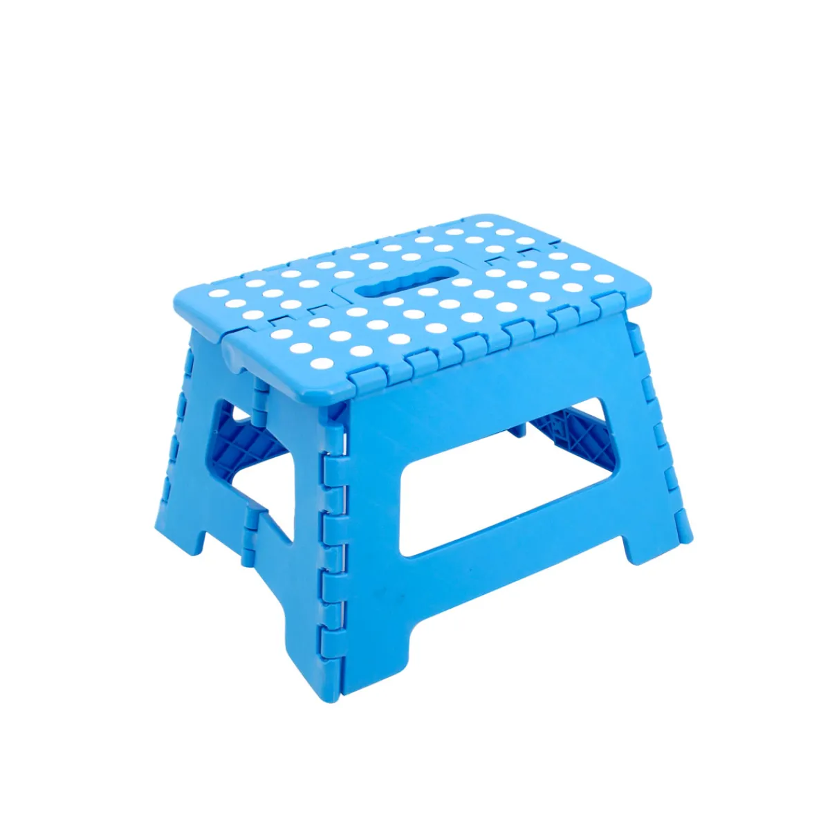 Best Basic Klapphocker 25 x 28 x 23 cm blau mit Tragegriff
