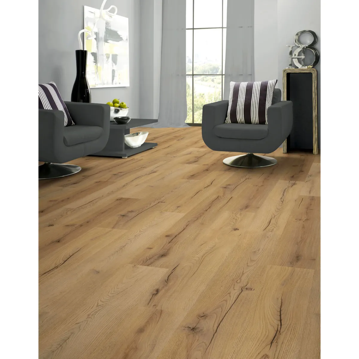Clearance Basic Laminatboden Century Oak beige 138 x 19,3 cm