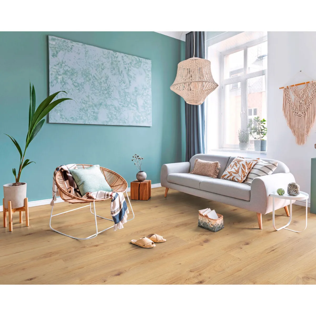 Sale Basic Laminatboden Eiche Silent 138 x 19,3 cm