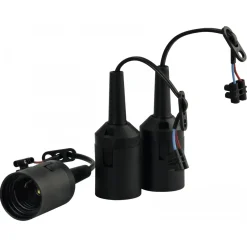 Hot Basic Lampenfassungsset schwarz 3er-Pack