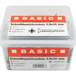 Online Basic Schnellbauschrauben-Eimer 3,9 x 35 mm 500 Stück