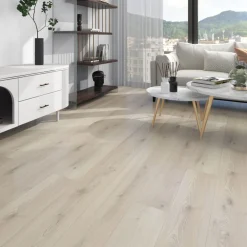 Clearance Basic SPC Rigid Designboden Eiche beige 1220x181x3,2