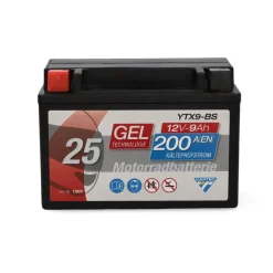 New Batterie GEL YTX9-BS 9Ah 200A
