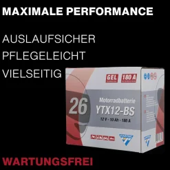 Best Batterie GEL YTX12-BS 12Ah 240A