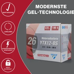 Best Batterie GEL YTX12-BS 12Ah 240A