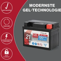 Sale Batterie GEL YTX4L-BS 4Ah 120A
