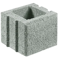 Hot Lusit Bellamur-Gartenmauer 1/2 Stein, 25x25x20cm, grau