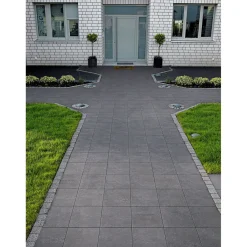 Beton Gehwegplatte grau x4 cmmit Fase