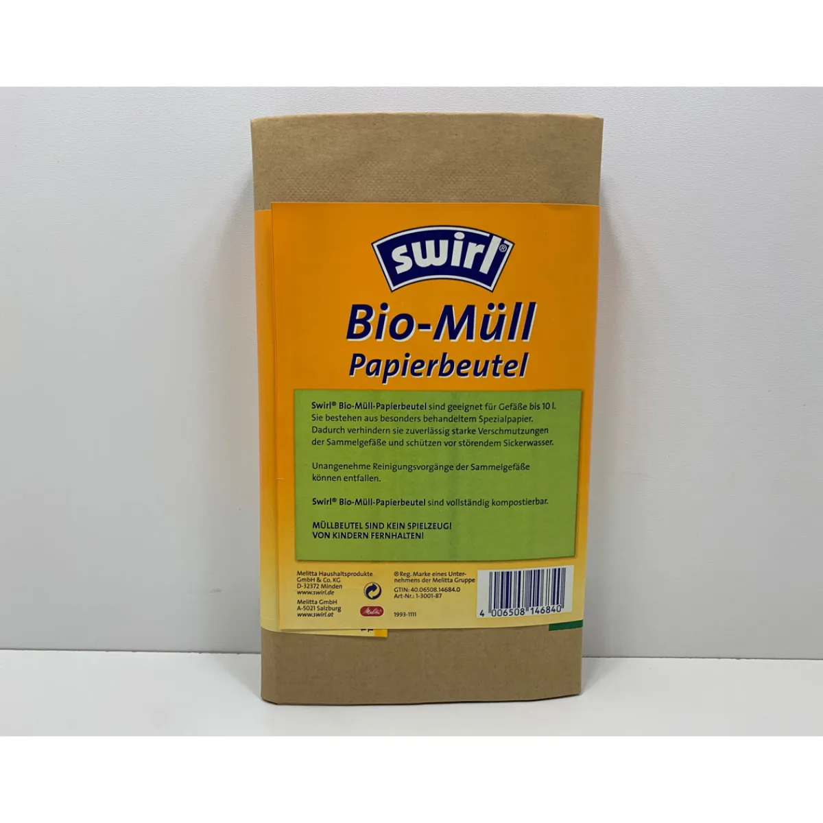 Sale Swirl Bio-Müllbeutel Papier 10 L