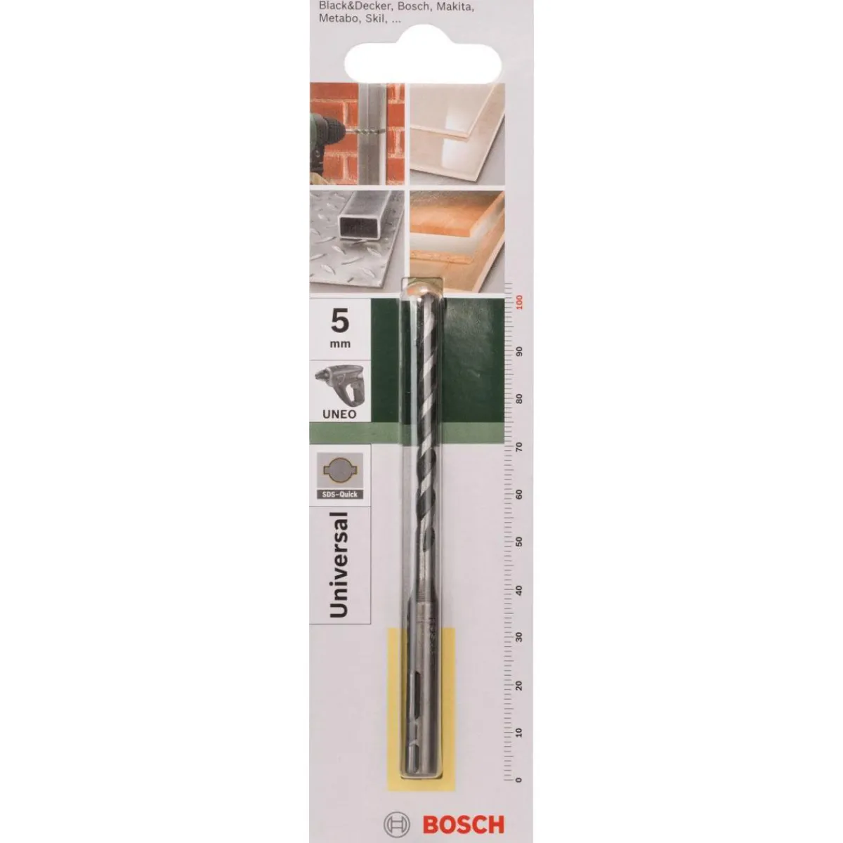 New Bosch DIY Mehrzweckbohrer SDS-Quick Durchmesser x 100 mm
