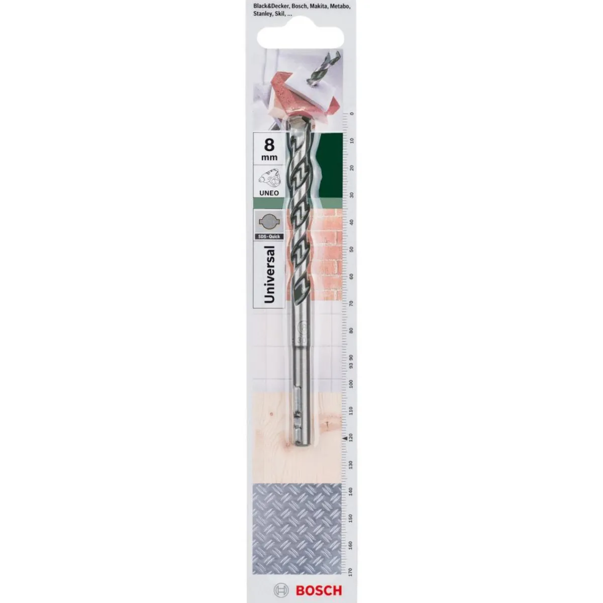 New Bosch DIY Mehrzweckbohrer SDS-Quick Durchmesser x 100 mm