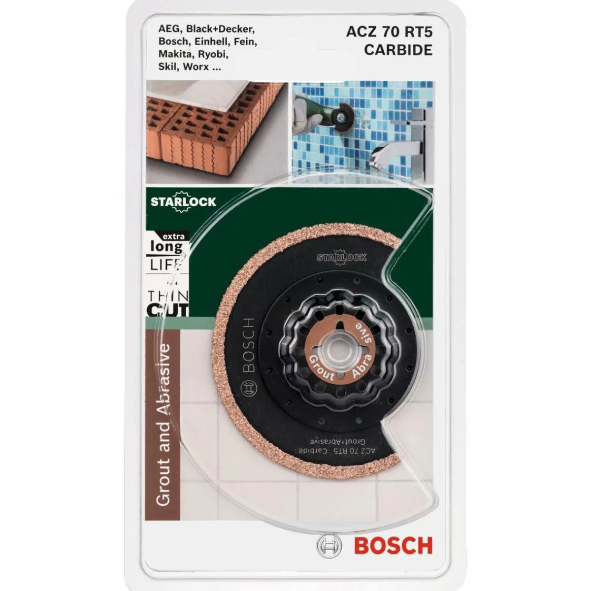 New Bosch DIY PMF Segmentsägeblatt ACZ 70 RT5