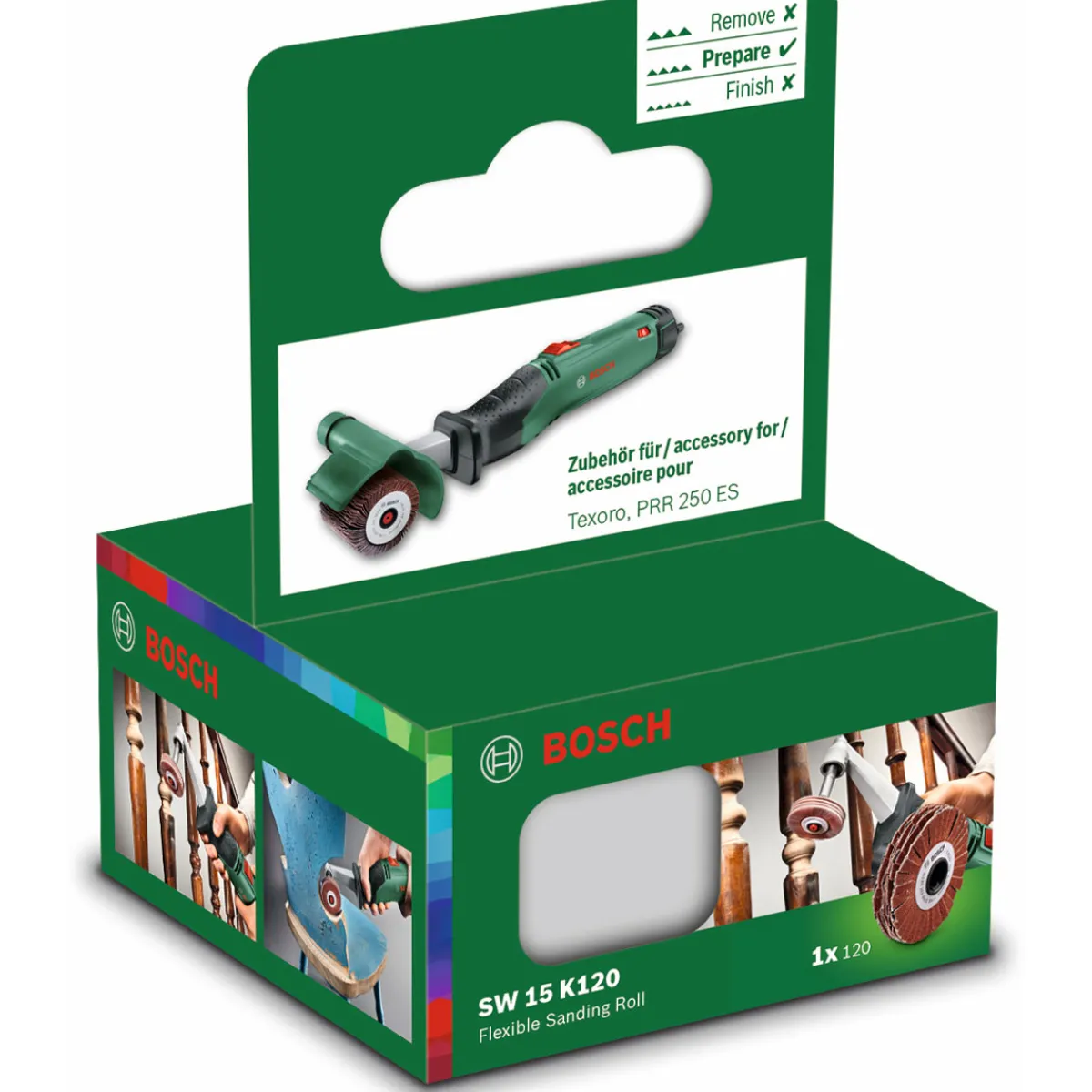 Online Bosch Flexible Schleifrolle SW 15 K120