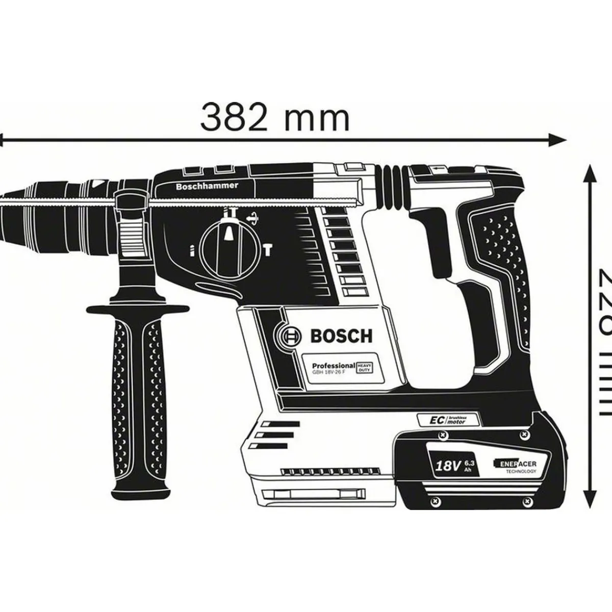Best Bosch Professional Akku-Bohrhammer GBH 18V-26 F Professional SDS-plus