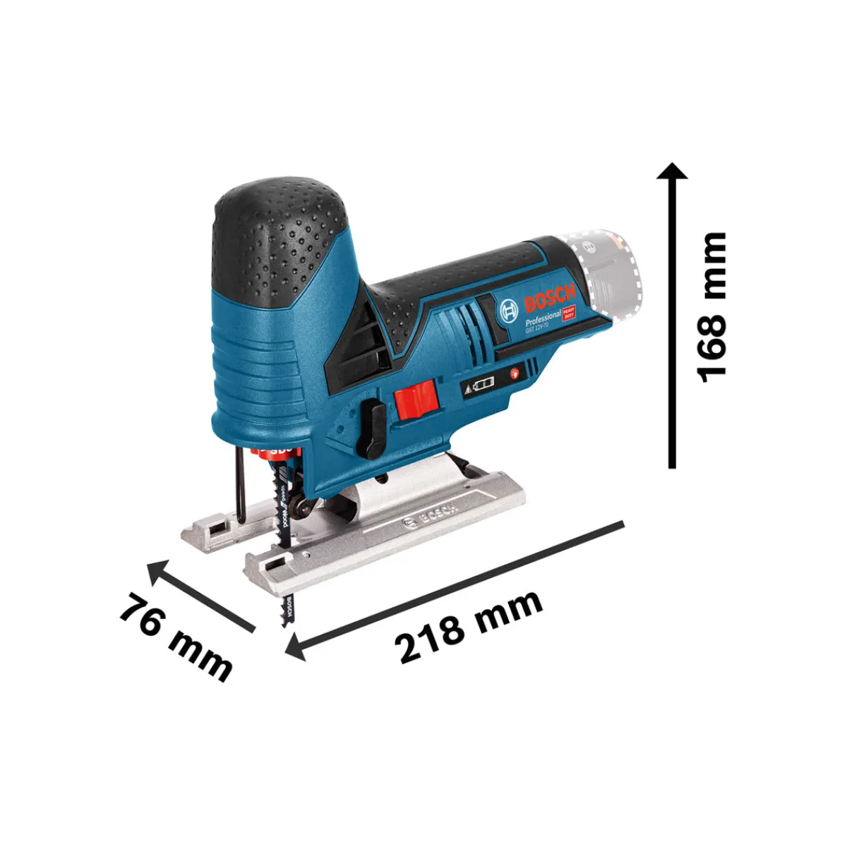 Bosch Professional Akku-Stichsäge GST 12V-70 solo