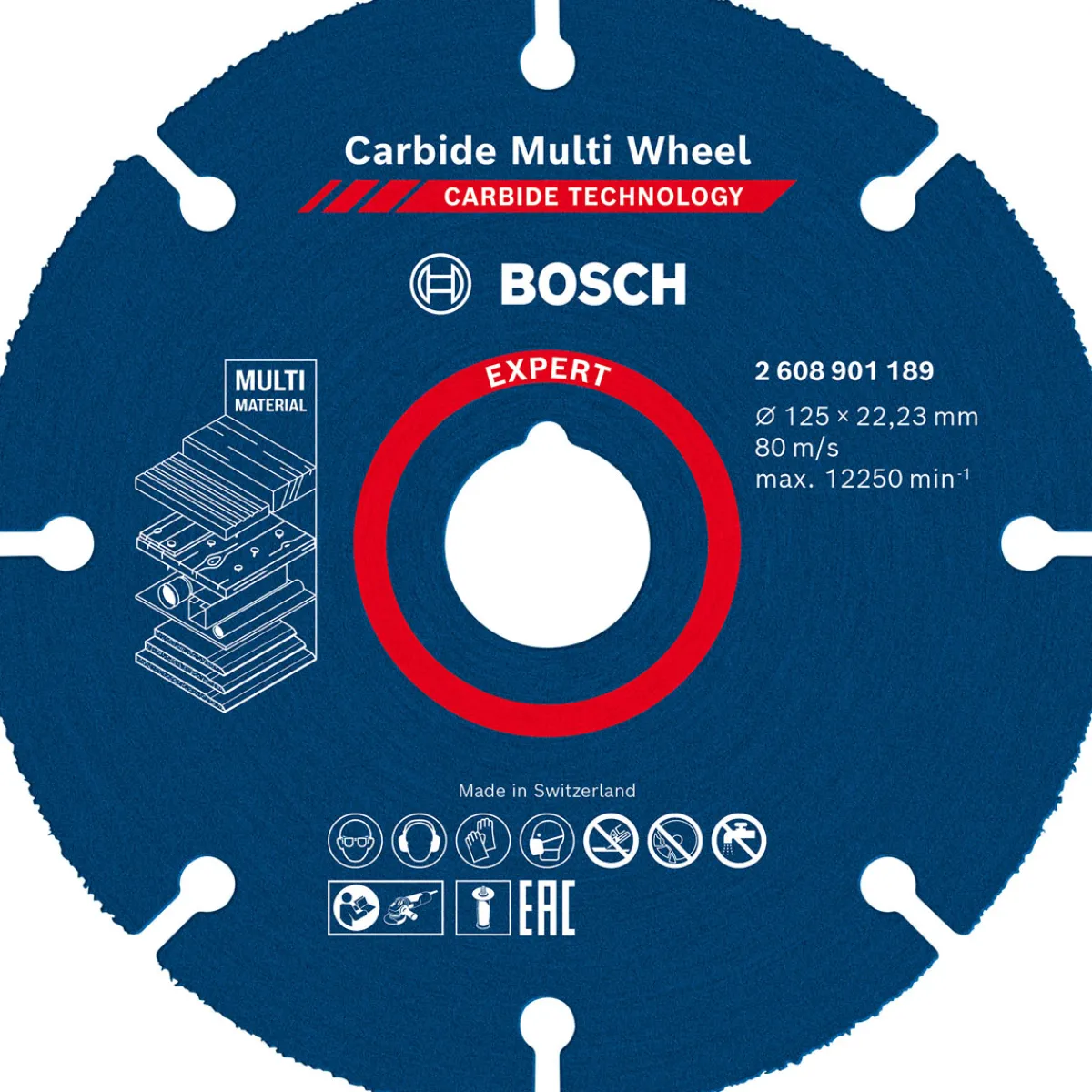 Best Bosch Professional Expert Carbide Multi Wheel Trennscheibe 125 mm 22,23 mm