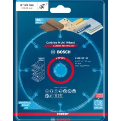 Best Bosch Professional Expert Carbide Multi Wheel Trennscheibe 125 mm 22,23 mm
