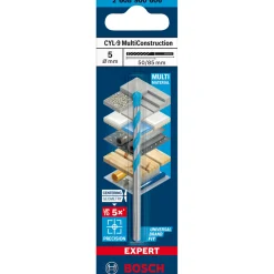 Best Bosch Professional Expert CYL-9 MultiConstruction Bohrer 5 x 50 x 85 mm d 4,5 mm