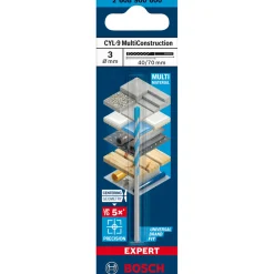 Discount Bosch Professional Expert CYL-9 MultiConstruction Bohrer 3 x 40 x 70 mm d 2,8 mm